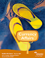 Cover of the summer 2007 Currency Affairs