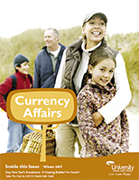 Cover of the winter 2007 Currency Affairs