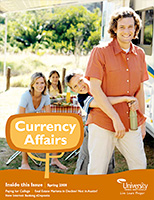 Cover of the spring 2008 Currency Affairs
