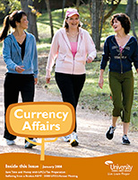 Cover of the winter 2008 Currency Affairs