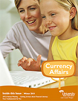 The cover of the Winter 2010 Currency Affairs